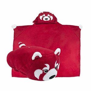 University of Indiana Hoosiers Comfy Critter Mascot Robe Blanket Pillow NEW